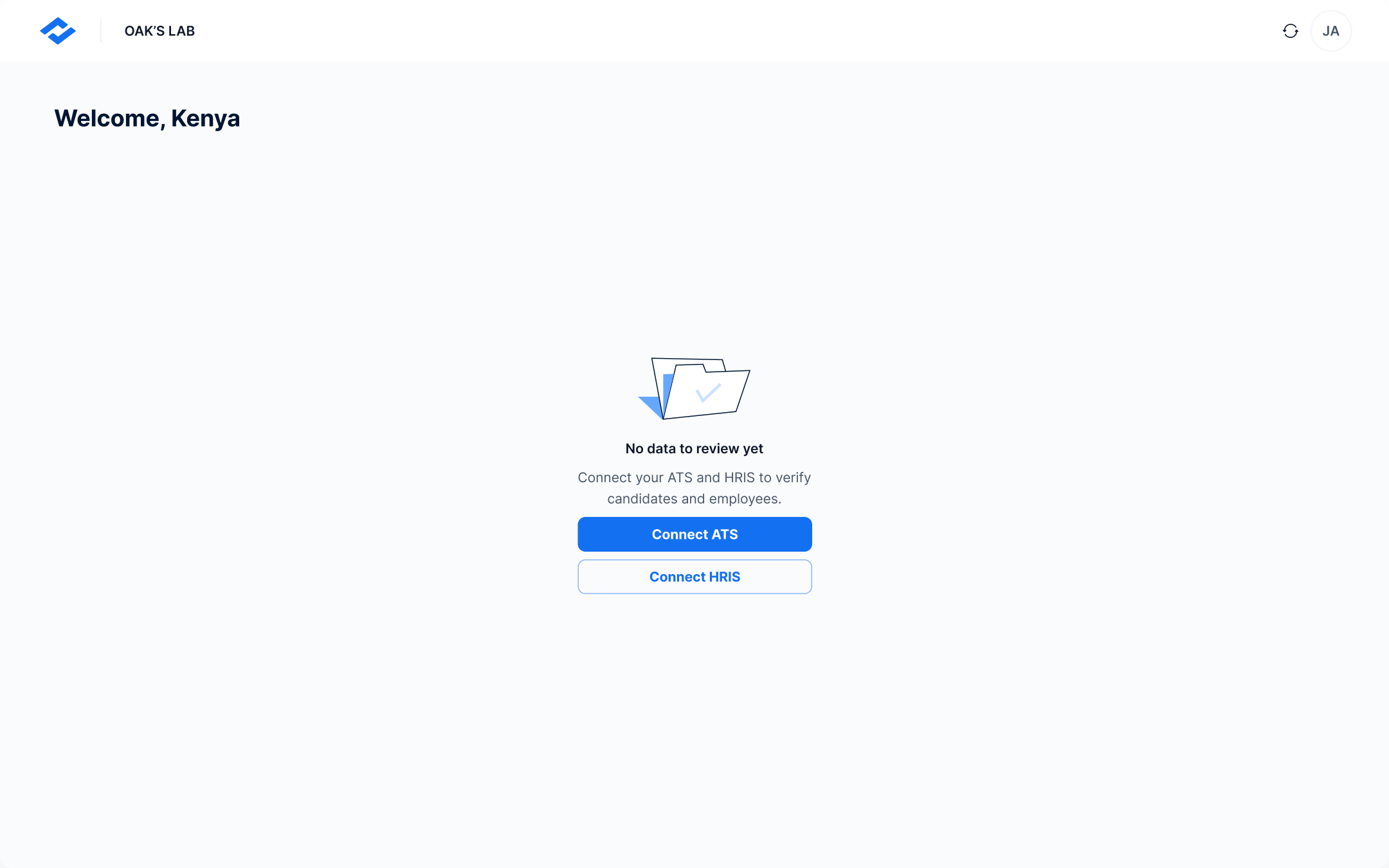 Empty states designed as onboarding